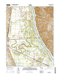 Winfield Missouri Current topographic map, 1:24000 scale, 7.5 X 7.5 Minute, Year 2015