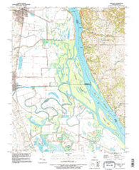 Winfield Missouri Historical topographic map, 1:24000 scale, 7.5 X 7.5 Minute, Year 1993