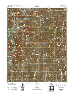 Winnipeg Missouri Historical topographic map, 1:24000 scale, 7.5 X 7.5 Minute, Year 2012