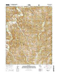 Winnipeg Missouri Current topographic map, 1:24000 scale, 7.5 X 7.5 Minute, Year 2015