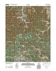 Winona Missouri Historical topographic map, 1:24000 scale, 7.5 X 7.5 Minute, Year 2011