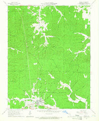 Winona Missouri Historical topographic map, 1:24000 scale, 7.5 X 7.5 Minute, Year 1965