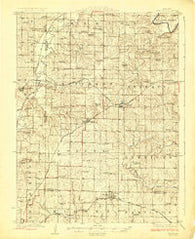 Winston Missouri Historical topographic map, 1:62500 scale, 15 X 15 Minute, Year 1924