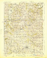 Winston Missouri Historical topographic map, 1:62500 scale, 15 X 15 Minute, Year 1924