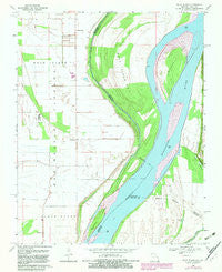 Wolf Island Missouri Historical topographic map, 1:24000 scale, 7.5 X 7.5 Minute, Year 1969