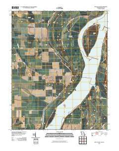 Wolf Island Missouri Historical topographic map, 1:24000 scale, 7.5 X 7.5 Minute, Year 2010