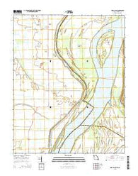 Wolf Island Missouri Current topographic map, 1:24000 scale, 7.5 X 7.5 Minute, Year 2015
