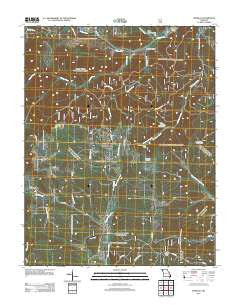 Womack Missouri Historical topographic map, 1:24000 scale, 7.5 X 7.5 Minute, Year 2011