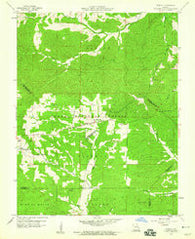 Womack Missouri Historical topographic map, 1:24000 scale, 7.5 X 7.5 Minute, Year 1959