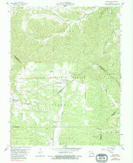 Womack Missouri Historical topographic map, 1:24000 scale, 7.5 X 7.5 Minute, Year 1959