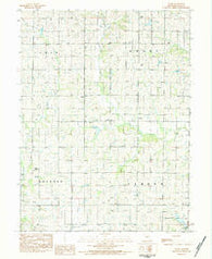 Wood Missouri Historical topographic map, 1:24000 scale, 7.5 X 7.5 Minute, Year 1983