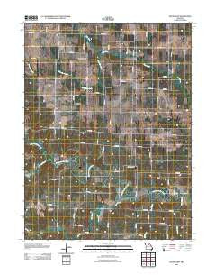 Woodlawn Missouri Historical topographic map, 1:24000 scale, 7.5 X 7.5 Minute, Year 2012