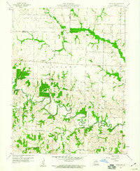 Woodlawn Missouri Historical topographic map, 1:24000 scale, 7.5 X 7.5 Minute, Year 1959