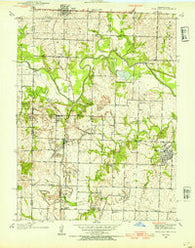 Worland Missouri Historical topographic map, 1:24000 scale, 7.5 X 7.5 Minute, Year 1938