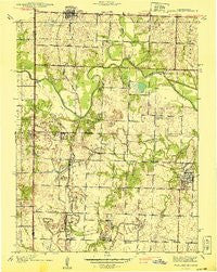 Worland Missouri Historical topographic map, 1:24000 scale, 7.5 X 7.5 Minute, Year 1940