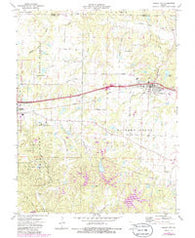 Wright City Missouri Historical topographic map, 1:24000 scale, 7.5 X 7.5 Minute, Year 1972