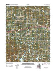 Wright City Missouri Historical topographic map, 1:24000 scale, 7.5 X 7.5 Minute, Year 2012