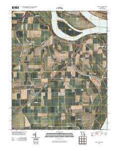 Wyatt Missouri Historical topographic map, 1:24000 scale, 7.5 X 7.5 Minute, Year 2010