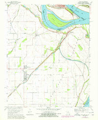 Wyatt Missouri Historical topographic map, 1:24000 scale, 7.5 X 7.5 Minute, Year 1969
