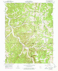 Yancy Mills Missouri Historical topographic map, 1:24000 scale, 7.5 X 7.5 Minute, Year 1950