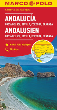 Buy map Andalucia, Spain Road Map