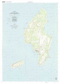 Island Of Tinian Northern Mariana Islands Historical topographic map, 1:25000 scale, 7.5 X 7.5 Minute, Year 1999