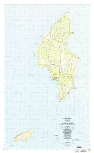 Island Of Tinian Northern Mariana Islands Historical topographic map, 1:25000 scale, 7.5 X 7.5 Minute, Year 1983