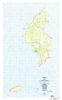 Island Of Tinian Northern Mariana Islands Historical topographic map, 1:25000 scale, 7.5 X 7.5 Minute, Year 1983