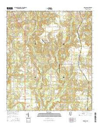 Agricola Mississippi Current topographic map, 1:24000 scale, 7.5 X 7.5 Minute, Year 2015