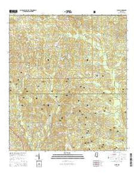 Airey Mississippi Current topographic map, 1:24000 scale, 7.5 X 7.5 Minute, Year 2015