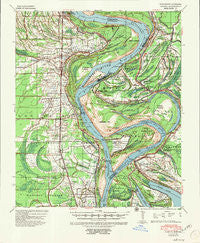 Alsatia Louisiana Historical topographic map, 1:62500 scale, 15 X 15 Minute, Year 1939