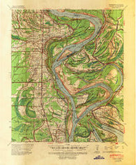 Alsatia Louisiana Historical topographic map, 1:62500 scale, 15 X 15 Minute, Year 1939