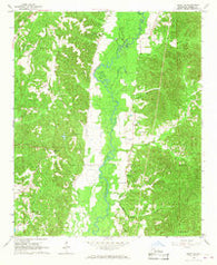 Amory SE Mississippi Historical topographic map, 1:24000 scale, 7.5 X 7.5 Minute, Year 1966