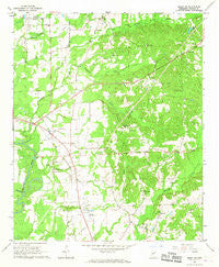 Amory SW Mississippi Historical topographic map, 1:24000 scale, 7.5 X 7.5 Minute, Year 1966