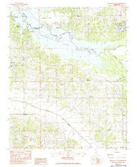 Arkabutla East Mississippi Historical topographic map, 1:24000 scale, 7.5 X 7.5 Minute, Year 1983