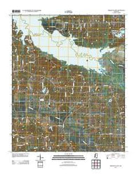 Arkabutla East Mississippi Historical topographic map, 1:24000 scale, 7.5 X 7.5 Minute, Year 2012