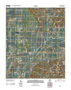 Asa Mississippi Historical topographic map, 1:24000 scale, 7.5 X 7.5 Minute, Year 2012