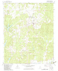 Ashland Mississippi Historical topographic map, 1:24000 scale, 7.5 X 7.5 Minute, Year 1982