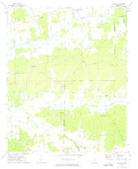 Atlanta Mississippi Historical topographic map, 1:24000 scale, 7.5 X 7.5 Minute, Year 1972
