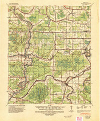 Auter Mississippi Historical topographic map, 1:62500 scale, 15 X 15 Minute, Year 1940