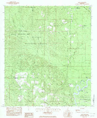 Avent Mississippi Historical topographic map, 1:24000 scale, 7.5 X 7.5 Minute, Year 1982