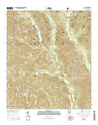 Avera Mississippi Current topographic map, 1:24000 scale, 7.5 X 7.5 Minute, Year 2015