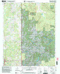 Bagley Lake Mississippi Historical topographic map, 1:24000 scale, 7.5 X 7.5 Minute, Year 2000