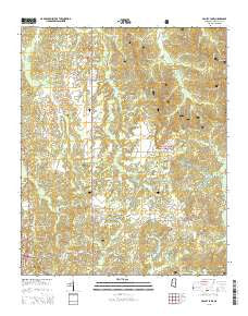 Bagley Lake Mississippi Current topographic map, 1:24000 scale, 7.5 X 7.5 Minute, Year 2015