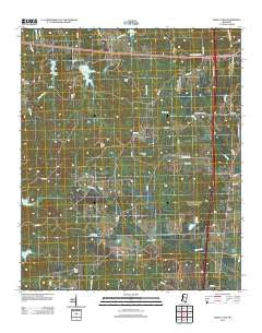 Bailey Lake Mississippi Historical topographic map, 1:24000 scale, 7.5 X 7.5 Minute, Year 2012