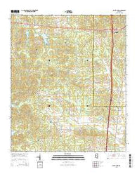 Bailey Lake Mississippi Current topographic map, 1:24000 scale, 7.5 X 7.5 Minute, Year 2015
