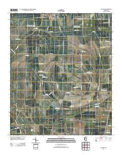 Baltzer Mississippi Historical topographic map, 1:24000 scale, 7.5 X 7.5 Minute, Year 2012