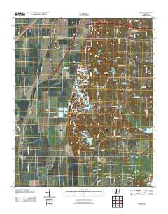 Banks Mississippi Historical topographic map, 1:24000 scale, 7.5 X 7.5 Minute, Year 2012