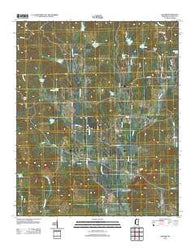 Banner Mississippi Historical topographic map, 1:24000 scale, 7.5 X 7.5 Minute, Year 2012