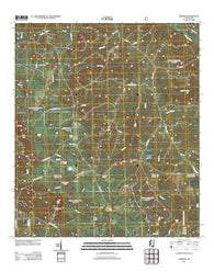 Barbara Mississippi Historical topographic map, 1:24000 scale, 7.5 X 7.5 Minute, Year 2012